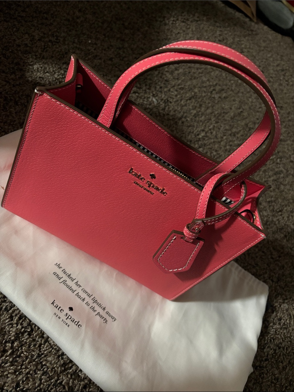 kate spade Pink Leather Small Satchel
